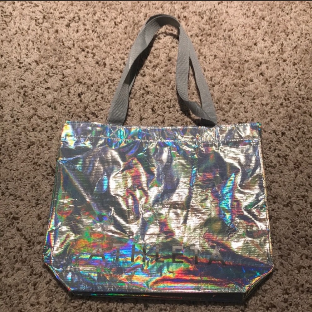 Metallic Athleta bag